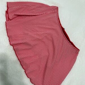 Wild Fable Red Checkered Skirt